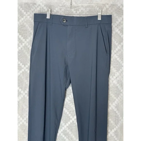 Greyson Montauk Jogger Pants Men's 32x30 Blue Elastic Stretch Performance Golf